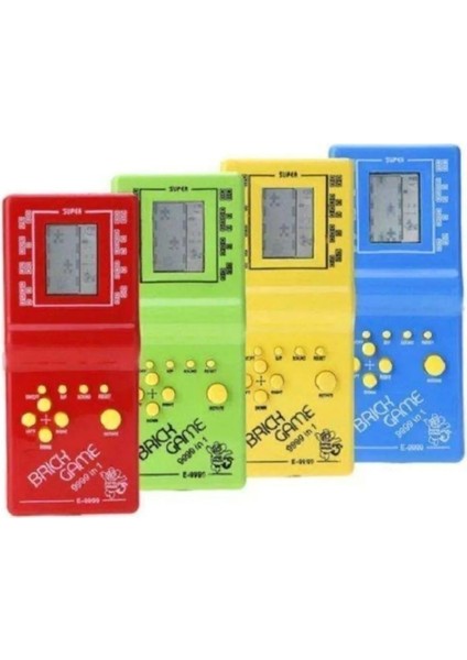 Pilli Tetris Gameboy Nostalji Atari Tetris Oyuncak Brickgame 1 Adet