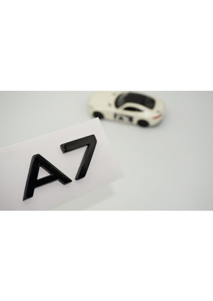 A7 2025+ Bagaj Siyah 3m Yazı Logo Audi Ile Uyumlu