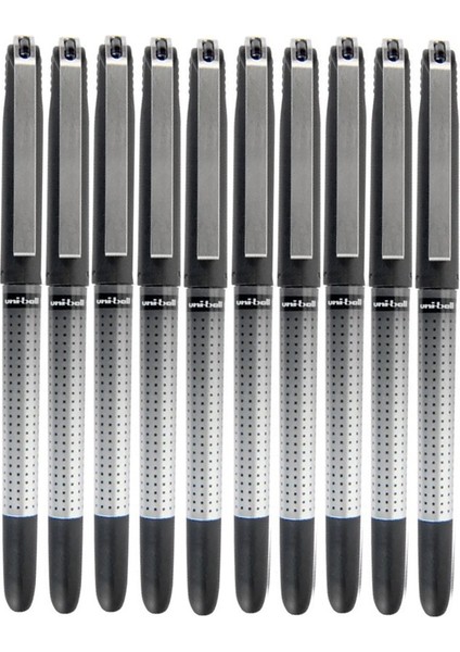Siyah Pilot Kalem 10 Adet Uniball Eye Needle 0.5 mm Iğne Uçlu Pilot Kalem UB-185 S Iğne Uçlu Likit Mürekkep Jel Kalem