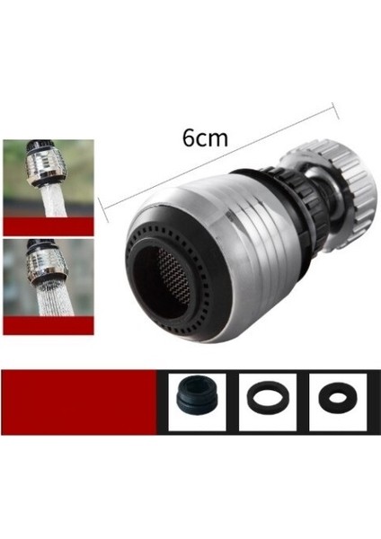 Su Tasarruflu 2 Modlu Musluk Başlığı Kısa