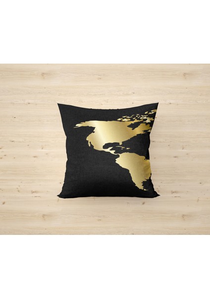 Çift Taraf Baskılı Gizli Di Özel Tasarım Süet Dokulu Kırlent Kılıfı Takımı 298 modelleri