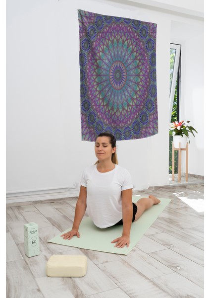Bohem,yoga, Meditasyon,burçlar ve Mandala Temalı, Duvar Örtüsü 7