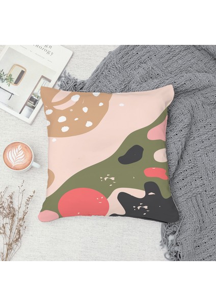 Çift Taraf Baskılı Gizli Di Özel Tasarım Süet Dokulu Kırlent Kılıfı Takımı 13