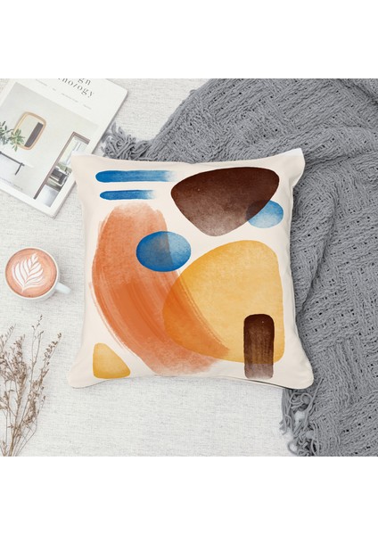 Çift Taraf Baskılı Gizli Di Özel Tasarım Süet Dokulu Kırlent Kılıfı Takımı 260