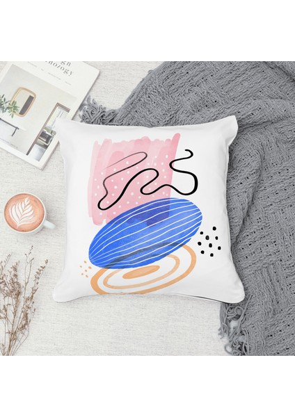 Çift Taraf Baskılı Gizli Di Özel Tasarım Süet Dokulu Kırlent Kılıfı Takımı 237