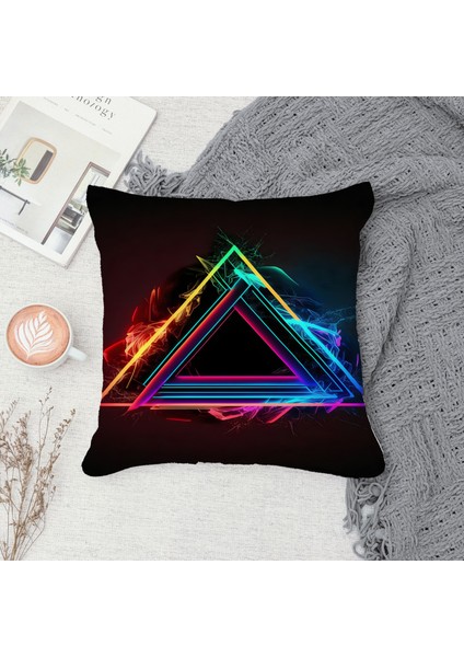 Çift Taraf Baskılı Gizli Di Özel Tasarım Süet Dokulu Kırlent Kılıfı Takımı 93