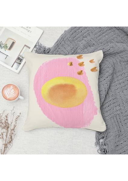 Çift Taraf Baskılı Gizli Di Özel Tasarım Süet Dokulu Kırlent Kılıfı Takımı 245