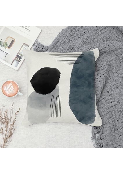 Çift Taraf Baskılı Gizli Di Özel Tasarım Süet Dokulu Kırlent Kılıfı Takımı 289