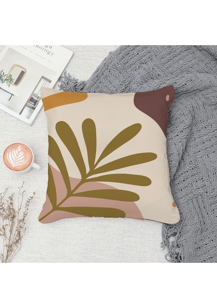 Çift Taraf Baskılı Gizli Di Özel Tasarım Süet Dokulu Kırlent Kılıfı Takımı 215