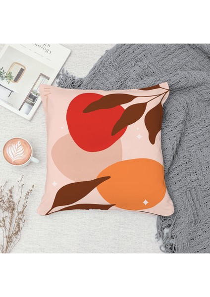 Çift Taraf Baskılı Gizli Di Özel Tasarım Süet Dokulu Kırlent Kılıfı Takımı 55