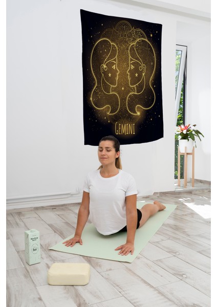 Bohem,yoga, Meditasyon,burçlar ve Mandala Temalı, Duvar Örtüsü 17