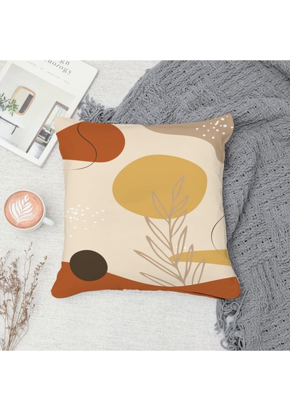 Çift Taraf Baskılı Gizli Di Özel Tasarım Süet Dokulu Kırlent Kılıfı Takımı 19