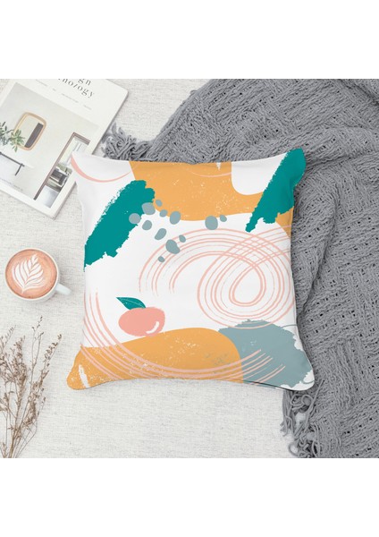 Çift Taraf Baskılı Gizli Di Özel Tasarım Süet Dokulu Kırlent Kılıfı Takımı 218