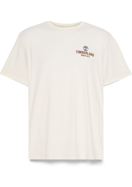 Work Inspired Back Graphic Tee Erkek Bej Tshirt TB0A2G8SCM91 indirimleri