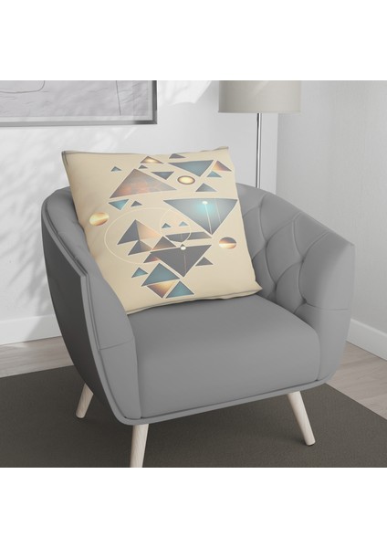 Çift Taraf Baskılı Gizli Di Özel Tasarım Süet Dokulu Kırlent Kılıfı Takımı 95 fırsatları