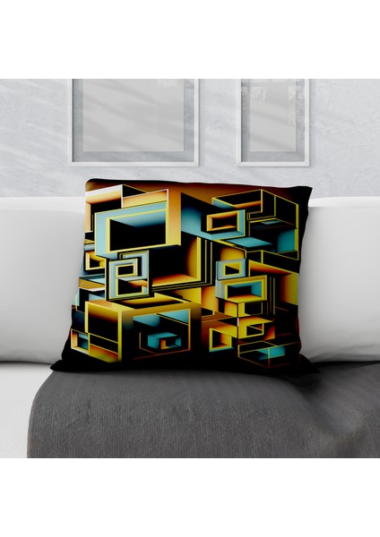 Çift Taraf Baskılı Gizli Di Özel Tasarım Süet Dokulu Kırlent Kılıfı Takımı 100 fiyatları