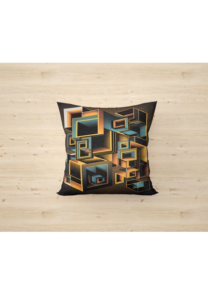 Çift Taraf Baskılı Gizli Di Özel Tasarım Süet Dokulu Kırlent Kılıfı Takımı 100 modelleri