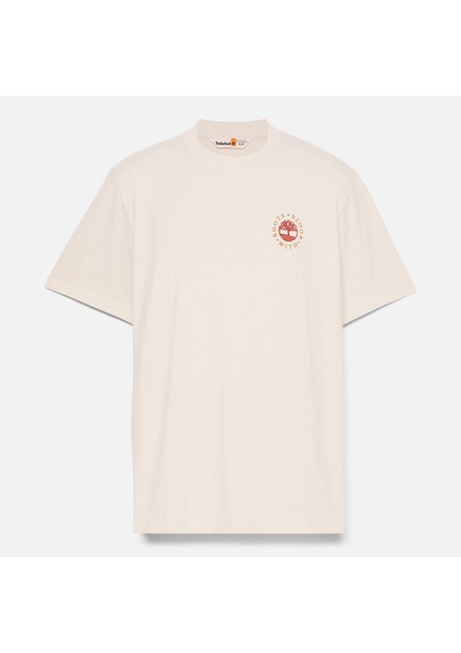 Washed Boot Lab Back Graphic Tee Erkek Bej Tshirt TB0A6DPDCR31 indirimleri
