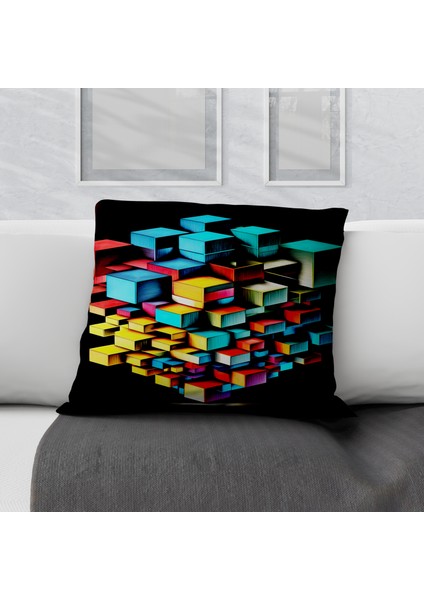 Çift Taraf Baskılı Gizli Di Özel Tasarım Süet Dokulu Kırlent Kılıfı Takımı 75 fiyatları