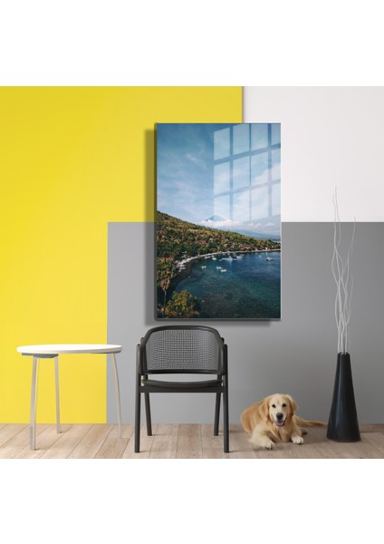 Doğa, Manzara 3D Dekoratif Bask Cam Tablo 129 fiyatları