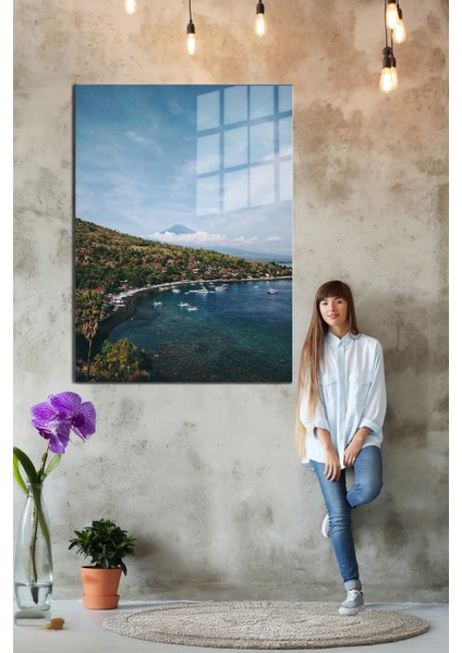 Doğa, Manzara 3D Dekoratif Bask Cam Tablo 129 fırsatları