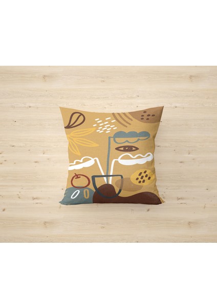 Çift Taraf Baskılı Gizli Di Özel Tasarım Süet Dokulu Kırlent Kılıfı Takımı 26 modelleri