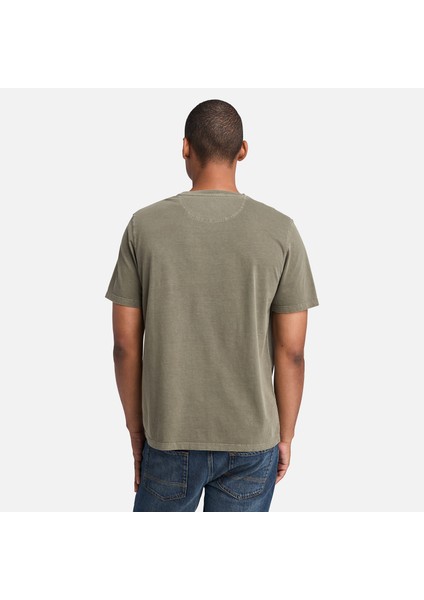 Dunstan Rıver Garment Dye Short Sleeve T Erkek Yeşil Tshirt TB0A5YAYA581 fiyatları