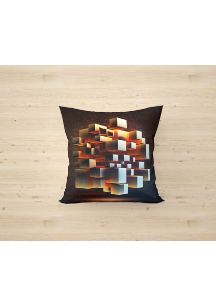 Çift Taraf Baskılı Gizli Di Özel Tasarım Süet Dokulu Kırlent Kılıfı Takımı 72 modelleri