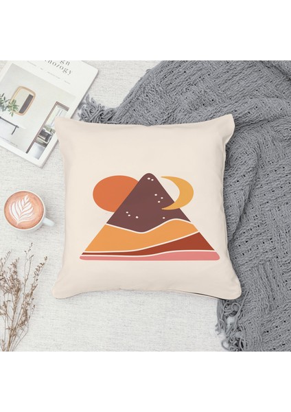 Çift Taraf Baskılı Gizli Di Özel Tasarım Süet Dokulu Kırlent Kılıfı Takımı 270