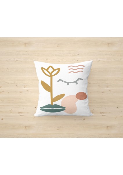 Çift Taraf Baskılı Gizli Di Özel Tasarım Süet Dokulu Kırlent Kılıfı Takımı 225 modelleri