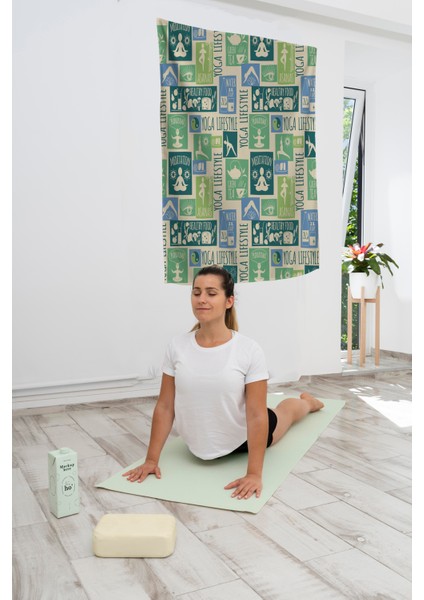 Bohem,yoga, Meditasyon,burçlar ve Mandala Temalı, Duvar Örtüsü 16