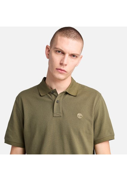 Mıllers Rıver Pique Short Sleeve Polo Erkek Yeşil Tshirt TB0A6VDPA581 modelleri