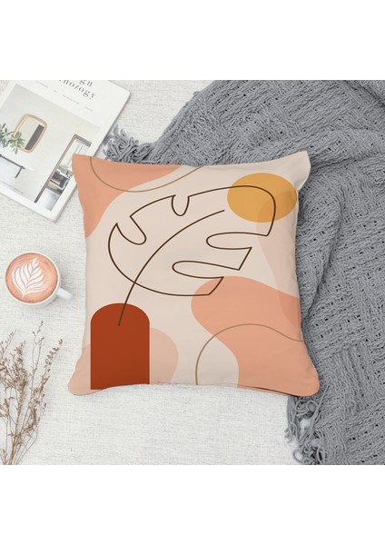 Çift Taraf Baskılı Gizli Di Özel Tasarım Süet Dokulu Kırlent Kılıfı Takımı 49