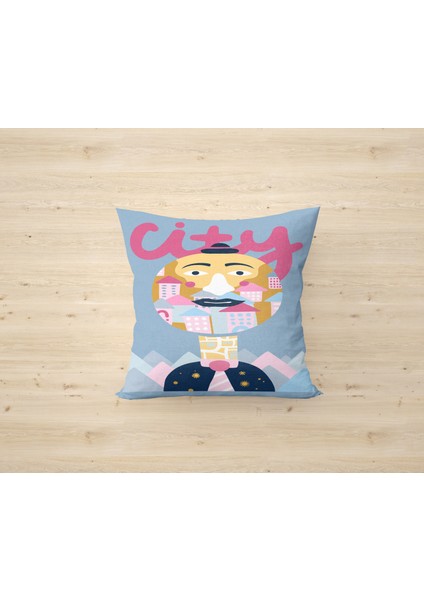 Çift Taraf Baskılı Gizli Di Özel Tasarım Süet Dokulu Kırlent Kılıfı Takımı 07 modelleri