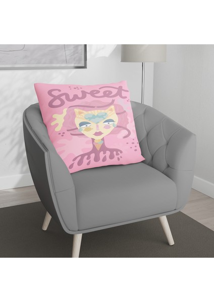 Çift Taraf Baskılı Gizli Di Özel Tasarım Süet Dokulu Kırlent Kılıfı Takımı 07 fırsatları