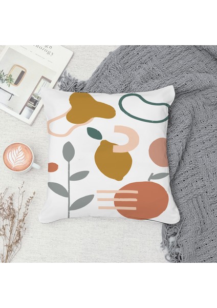 Çift Taraf Baskılı Gizli Di Özel Tasarım Süet Dokulu Kırlent Kılıfı Takımı 224