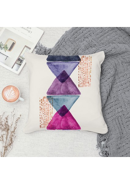 Çift Taraf Baskılı Gizli Di Özel Tasarım Süet Dokulu Kırlent Kılıfı Takımı 265