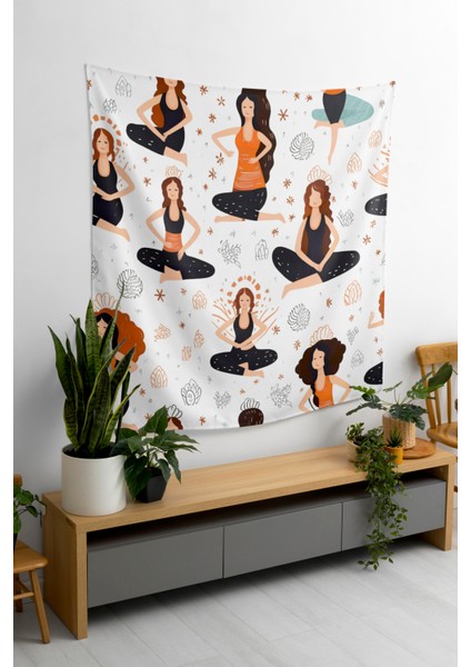 Bohem,yoga, Meditasyon,burçlar ve Mandala Temalı, Duvar Örtüsü 33