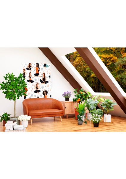 Bohem,yoga, Meditasyon,burçlar ve Mandala Temalı, Duvar Örtüsü 33