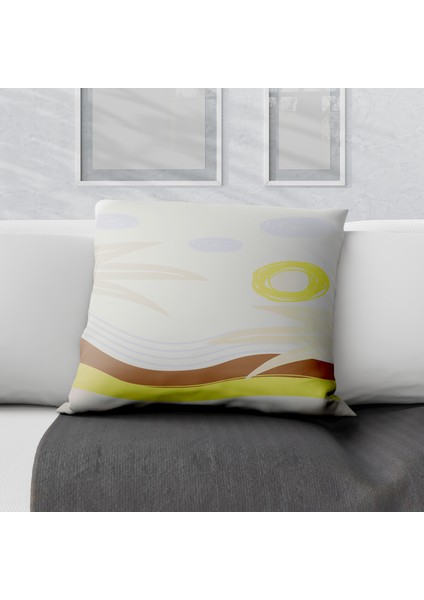 Çift Taraf Baskılı Gizli Di Özel Tasarım Süet Dokulu Kırlent Kılıfı Takımı 45 fiyatları