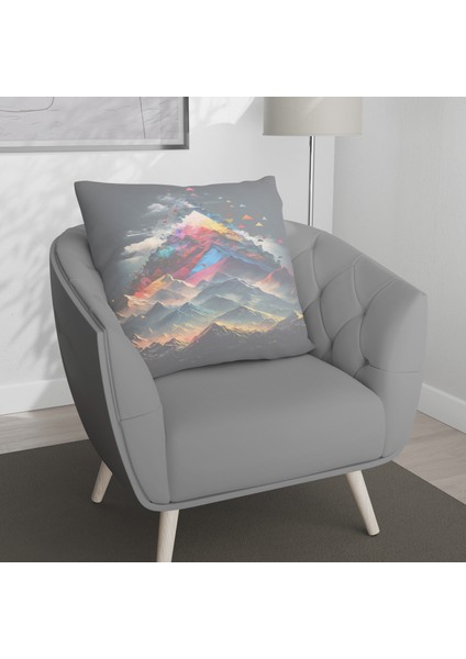 Çift Taraf Baskılı Gizli Di Özel Tasarım Süet Dokulu Kırlent Kılıfı Takımı 96 fırsatları