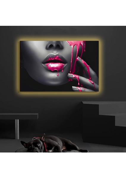 LED Işıklı Kanvas Tablo, 3D Dekoratif Baskılı Tablo Yapay Zeka Destekli Modern Tasarımlar 428