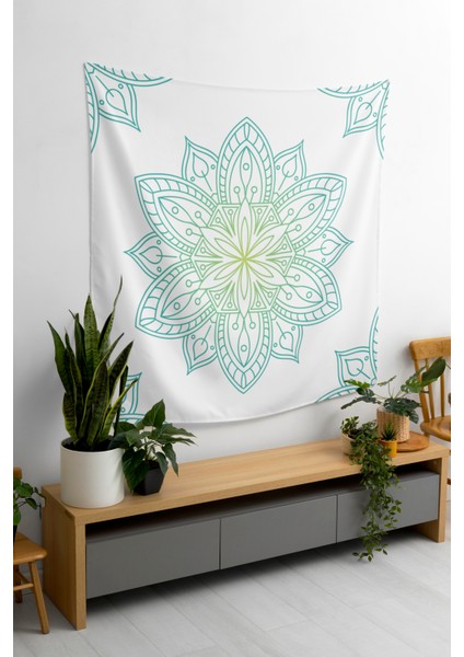 Bohem,yoga, Meditasyon,burçlar ve Mandala Temalı, Duvar Örtüsü 69