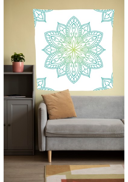 Bohem,yoga, Meditasyon,burçlar ve Mandala Temalı, Duvar Örtüsü 69