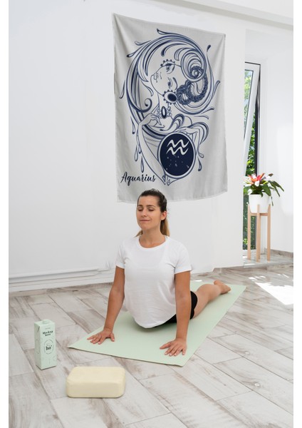 Bohem,yoga, Meditasyon,burçlar ve Mandala Temalı, Duvar Örtüsü 42