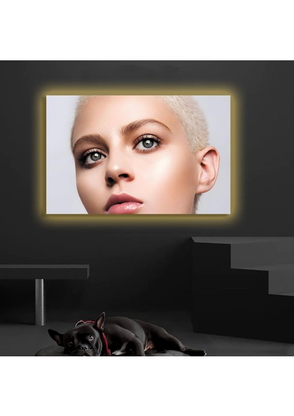 LED Işıklı Kanvas Tablo, 3D Dekoratif Baskılı Tablo Yapay Zeka Destekli Modern Tasarımlar 272