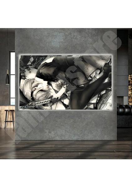 LED Işıklı Kanvas Tablo, 3D Dekoratif Baskılı Tablo Yapay Zeka Destekli Modern Tasarımlar 143