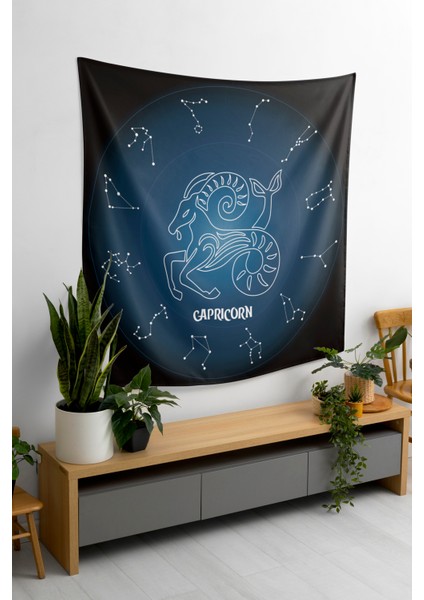 Bohem,yoga, Meditasyon,burçlar ve Mandala Temalı, Duvar Örtüsü 39