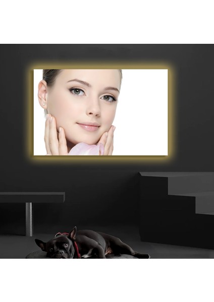LED Işıklı Kanvas Tablo, 3D Dekoratif Baskılı Tablo Yapay Zeka Destekli Modern Tasarımlar 222