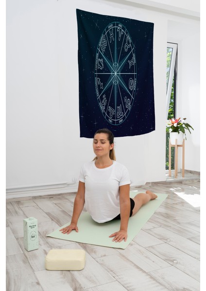 Bohem,yoga, Meditasyon,burçlar ve Mandala Temalı, Duvar Örtüsü 79 fiyatları